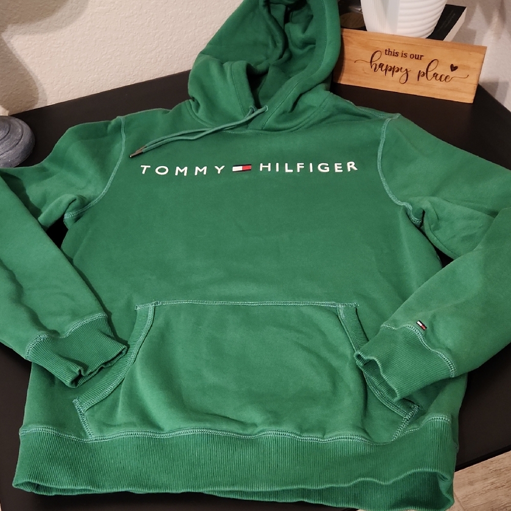 Tommy Hilfiger Men's Green Hoodie